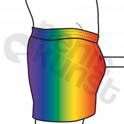 Shorts - Regenbogen (Versch. Varianten)