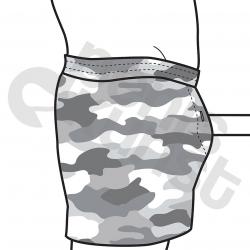 Shorts - Camouflage (Versch. Farben) 